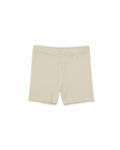 Ribbed Shorts - Vanilla