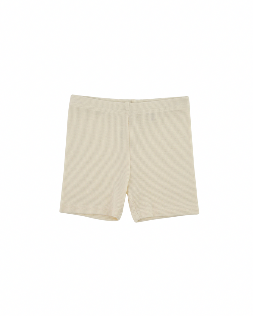 Ribbed Shorts - Vanilla