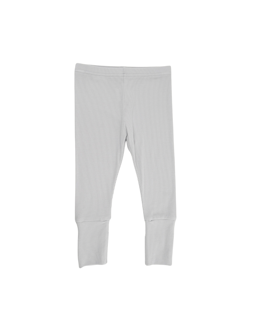 Ribbed Convertible Leggings - Misty Blue