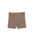 Ribbed Shorts - Cocoa
