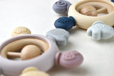Silicone & Beechwood Sensory Teether w Ball