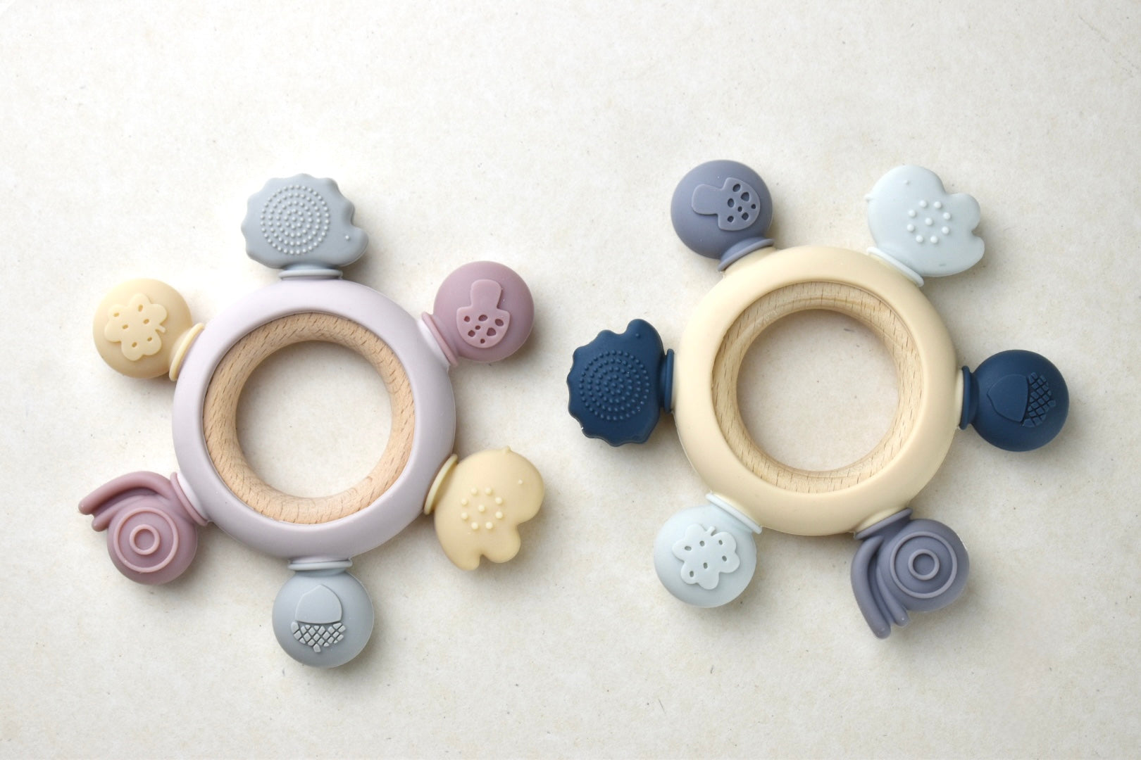 Silicone & Beechwood Sensory Teether