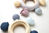 Silicone & Beechwood Sensory Teether