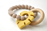 Silicone Wooden Leaf Teether