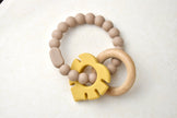Silicone Wooden Leaf Teether