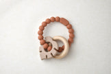 Silicone Wooden Leaf Teether