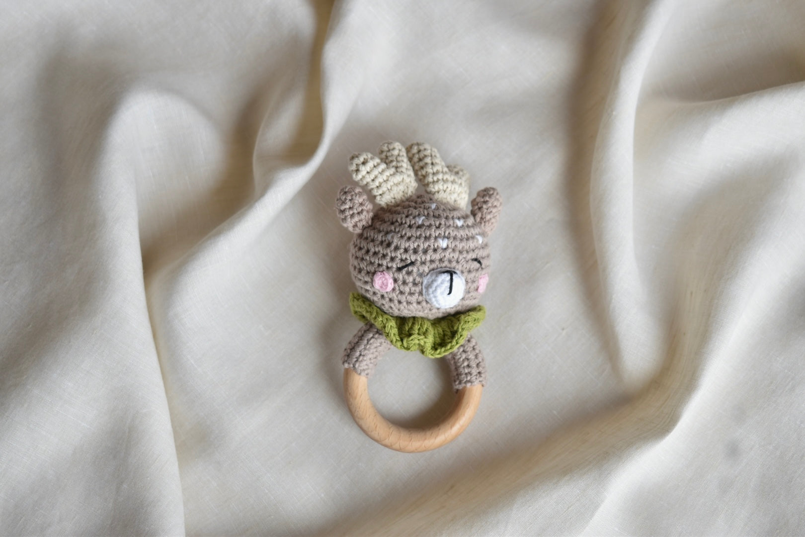 Knitted Animal Rattle