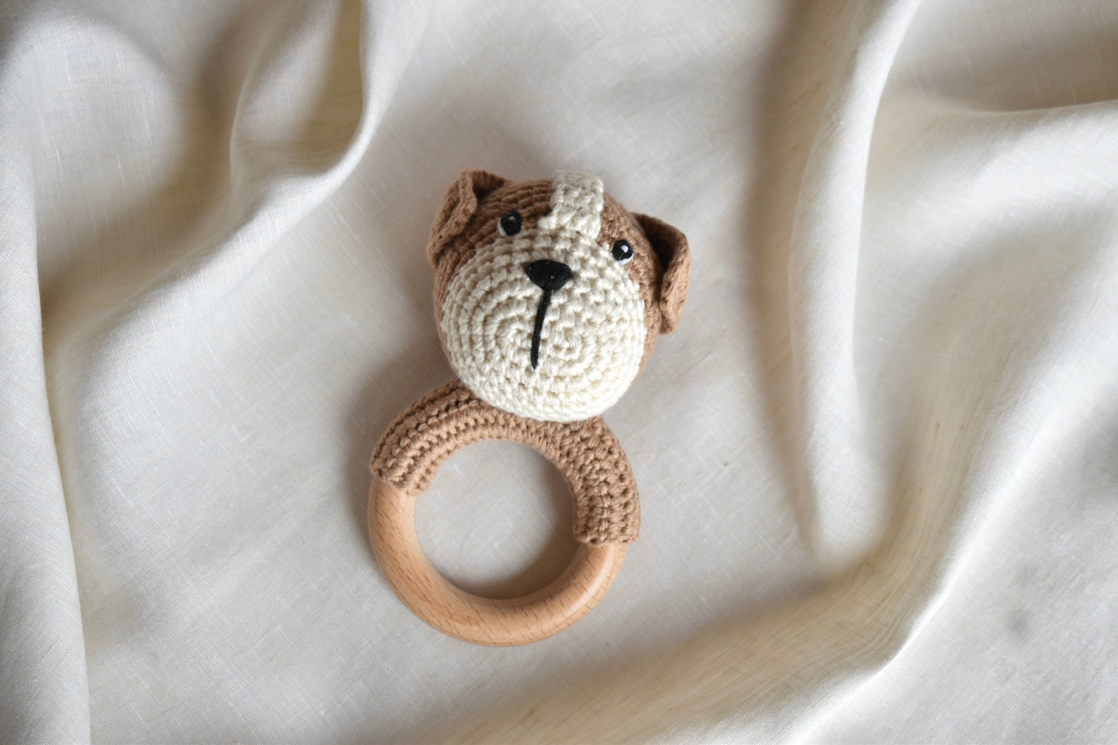 Knitted Animal Rattle