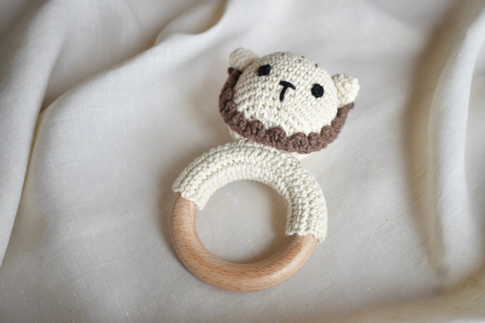Knitted Animal Rattle