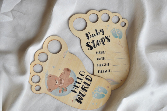 Baby Footprint Birth Keepsake