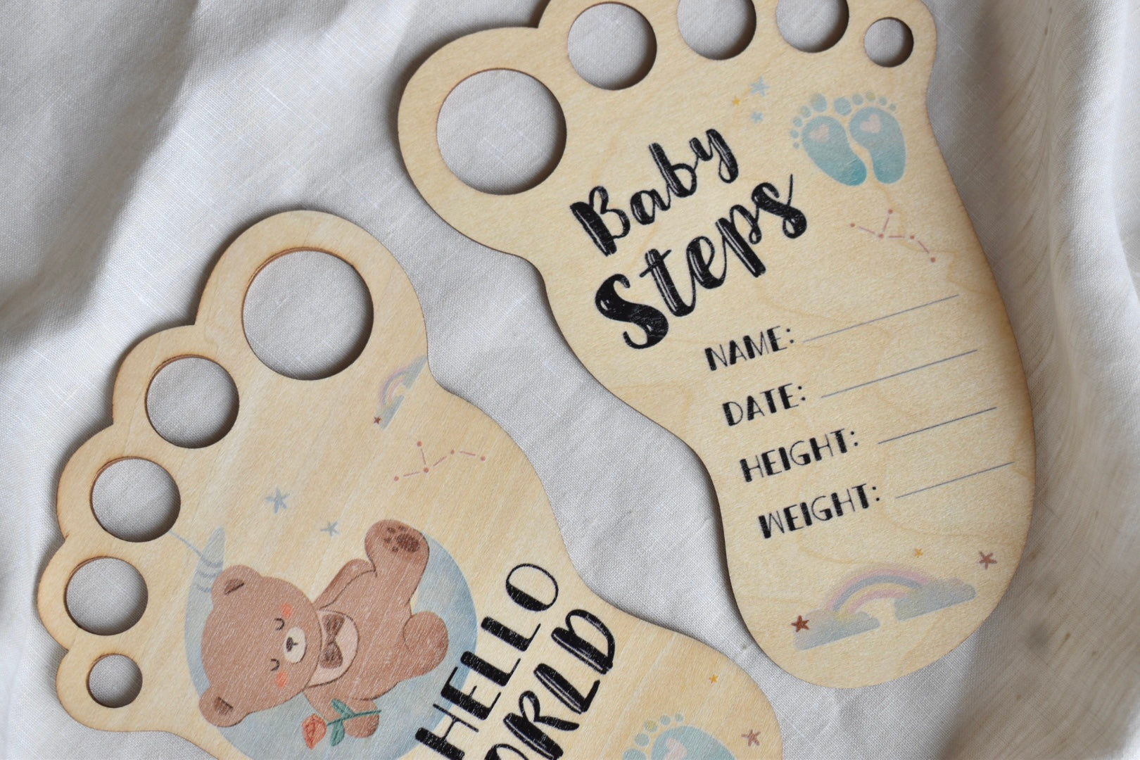 Baby Footprint Birth Keepsake