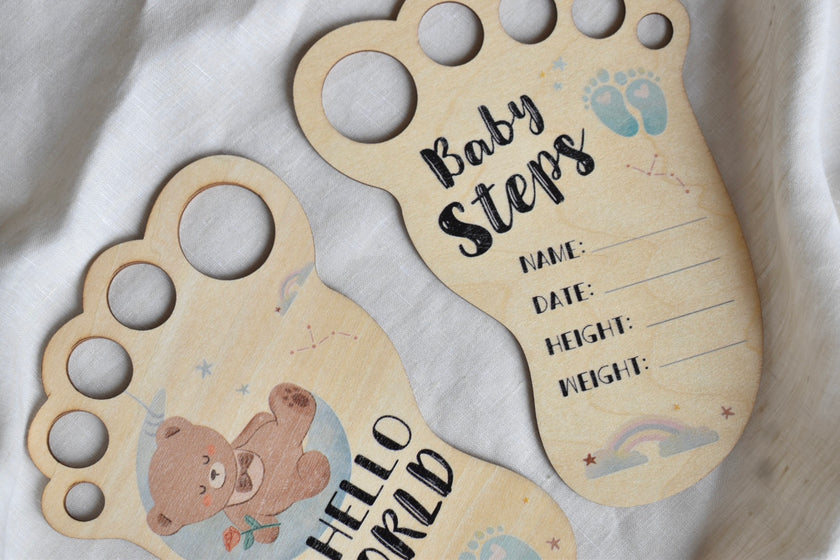 Baby Footprint Birth Keepsake