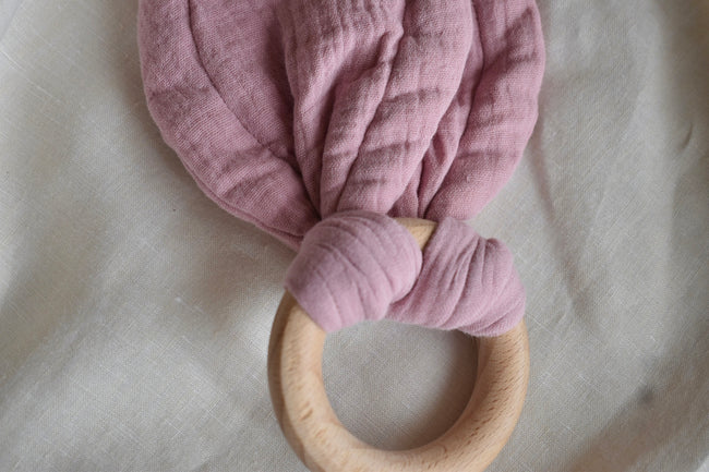 Tied Muslin Teether