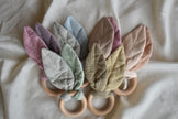 Soft Leaf Muslin Teether
