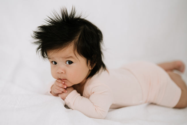 Ribbed Shorts - Blush Rose