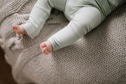 Ribbed Convertible Leggings - Seafoam Sage