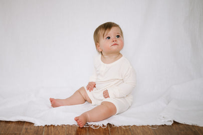 Ribbed Long Sleeve Top - Vanilla