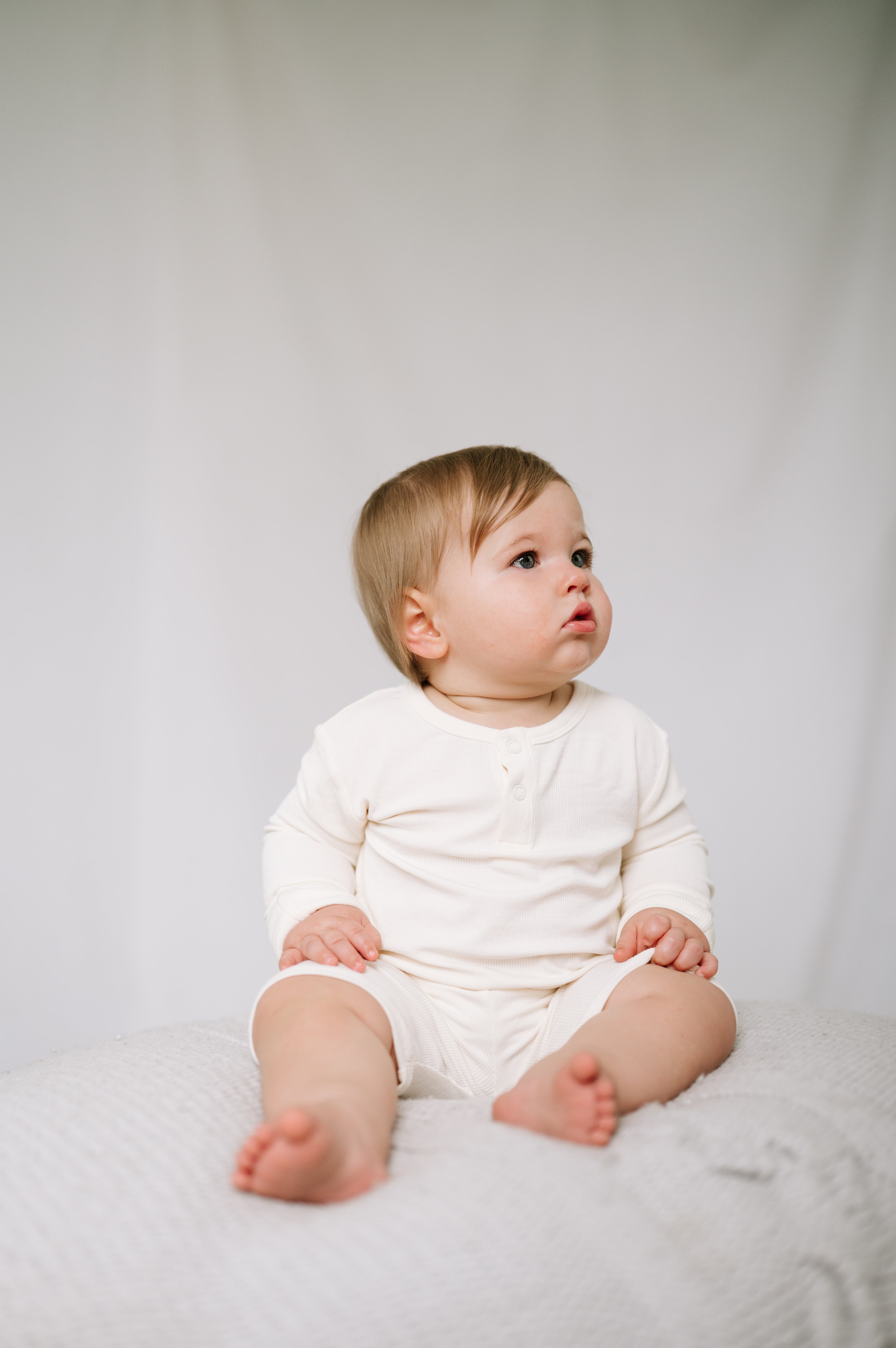 Ribbed Shorts - Vanilla