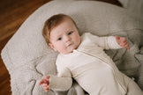 Ribbed Bamboo Convertible Footed Romper - Warm Linen