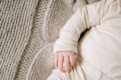 Ribbed Long Sleeve Bodysuit - Warm Linen