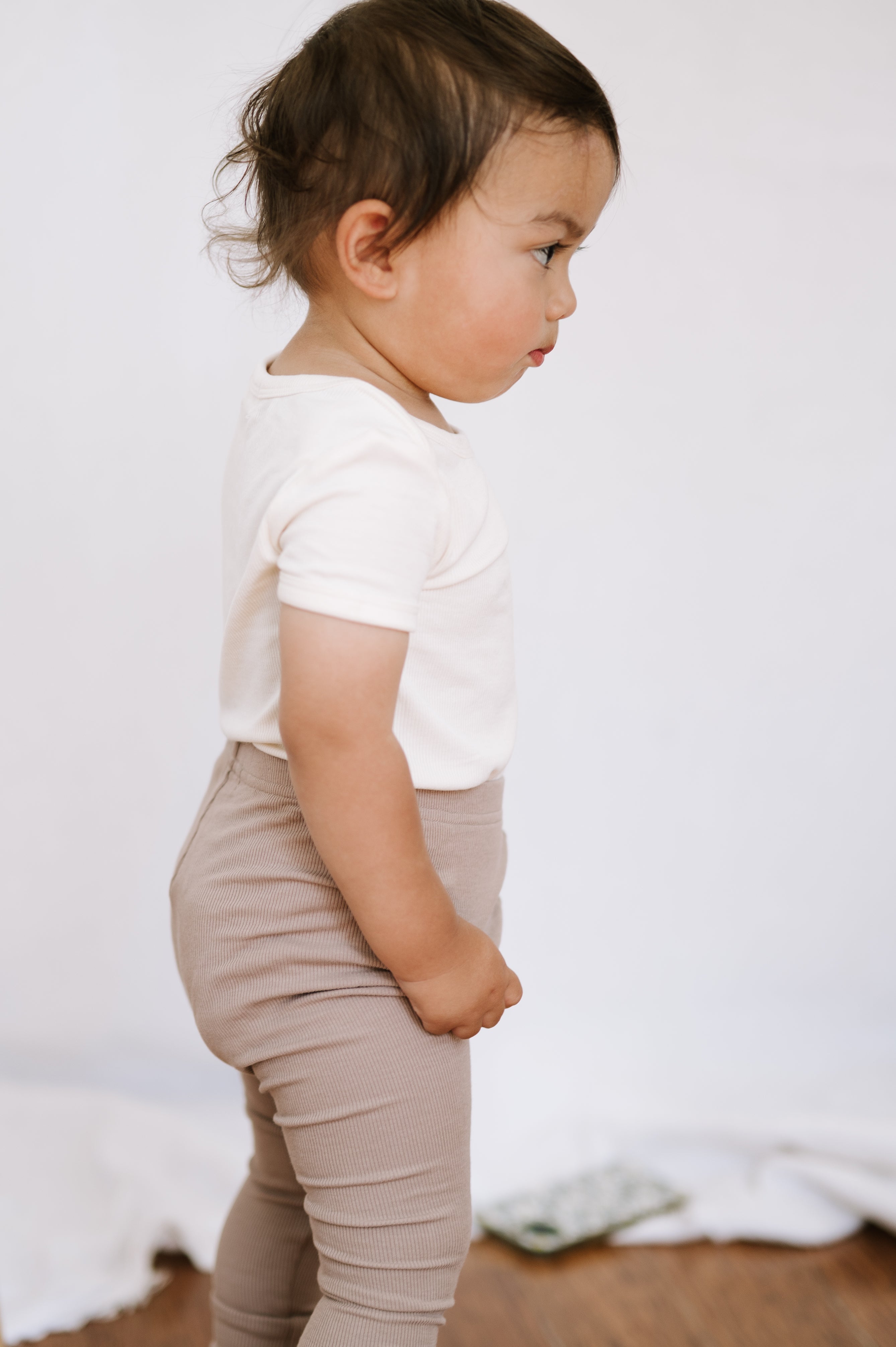 Ribbed Convertible Leggings - Cocoa