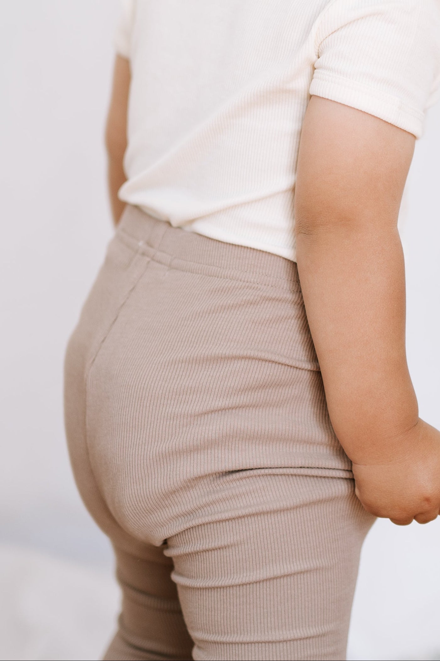 Ribbed Convertible Leggings - Cocoa