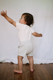 Short Sleeve Bodysuit - White Sand