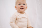 Long Sleeve Bodysuit - White Sand