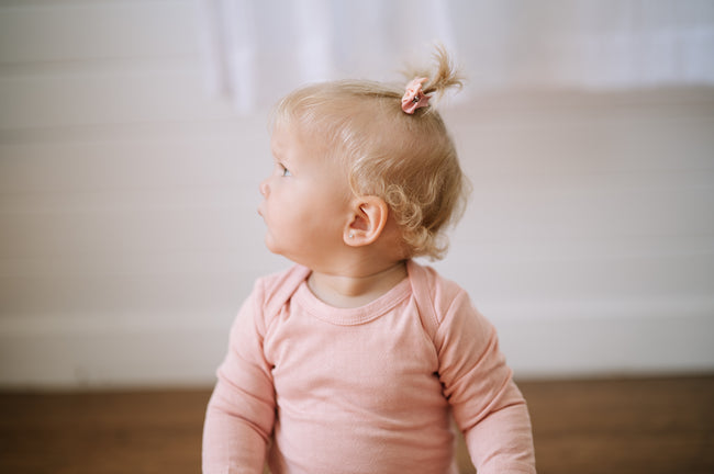 Long Sleeve Bodysuit - Shell Pink