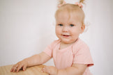 Short Sleeve Bodysuit - Shell Pink