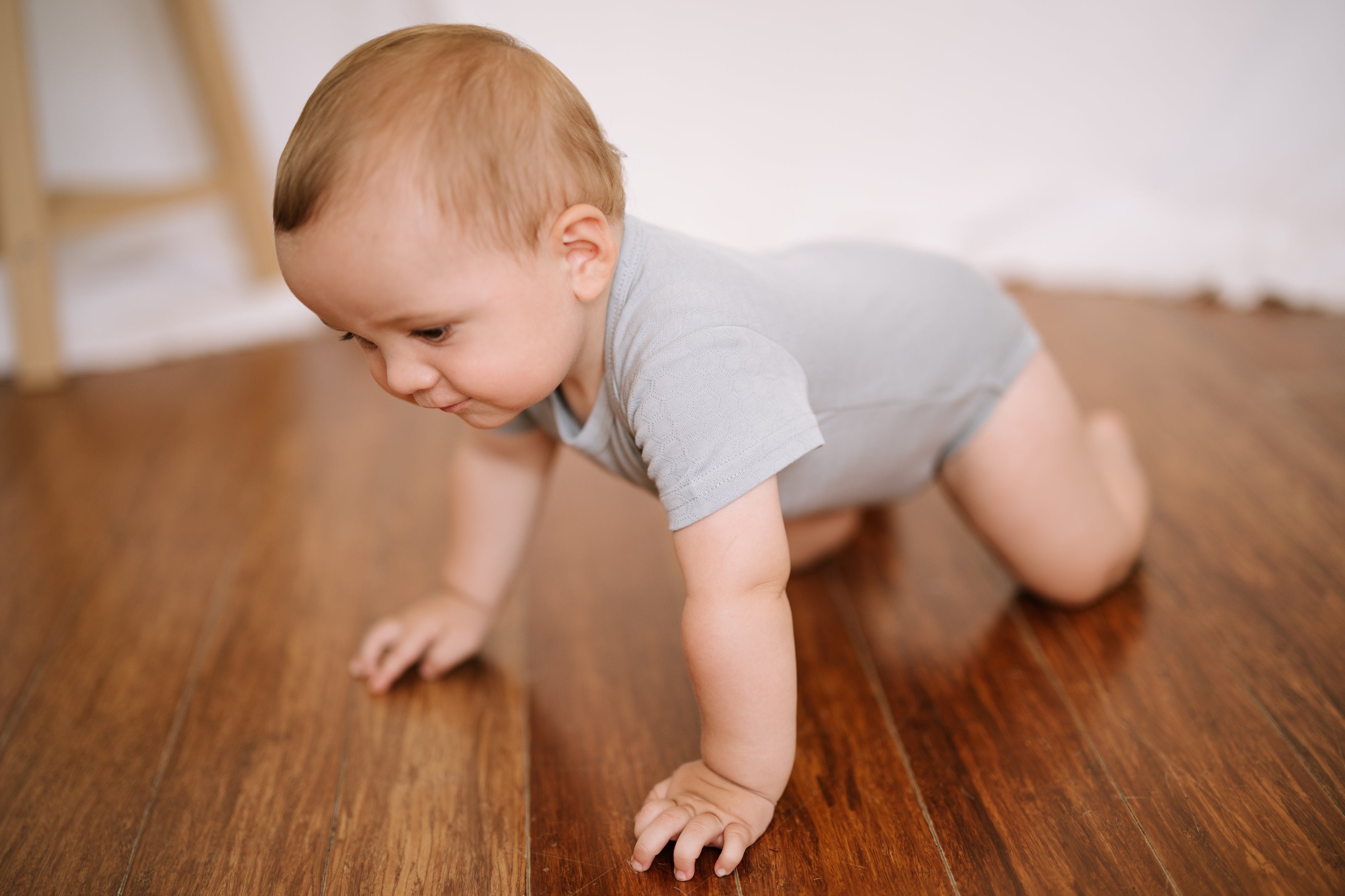 Short Sleeve Bodysuit - Cloud Blue