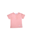 Short Sleeve Top & Shorts Set - Shell Pink
