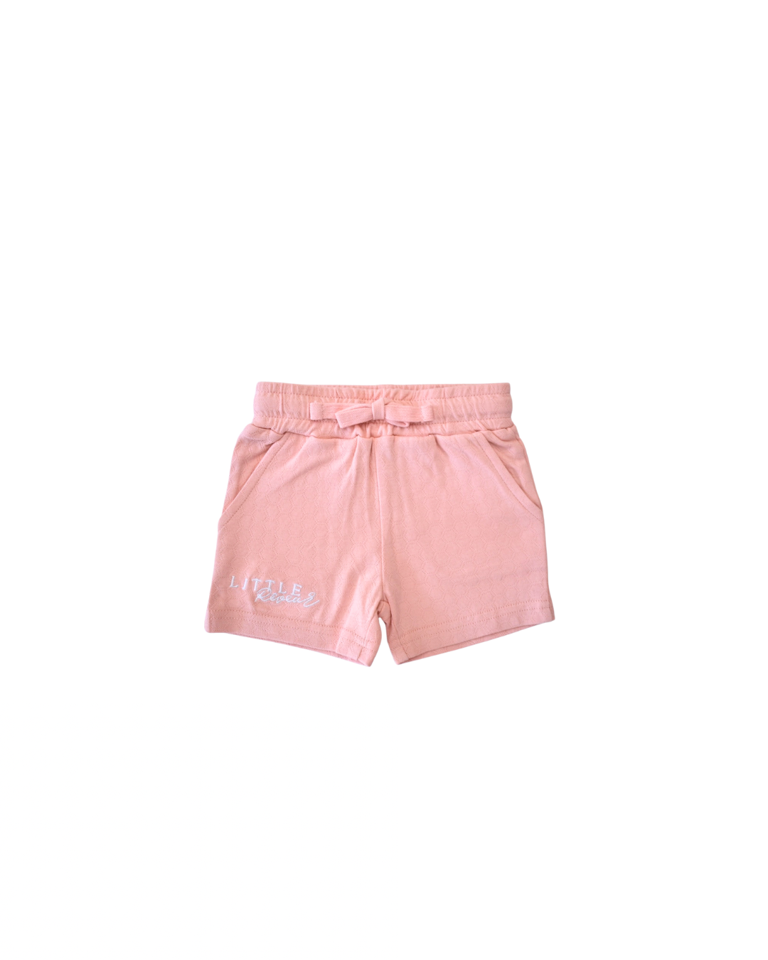Short Sleeve Top & Shorts Set - Shell Pink
